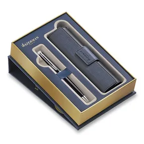 Waterman Hémisphere Black Lacquer CT Kugelschreiber, Geschenkset mit Etui